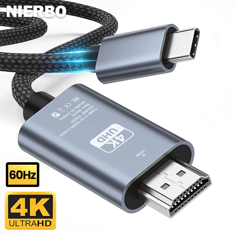 Hdmi Adapter Tablet - NIERBO kabel adaptor USB C ke
