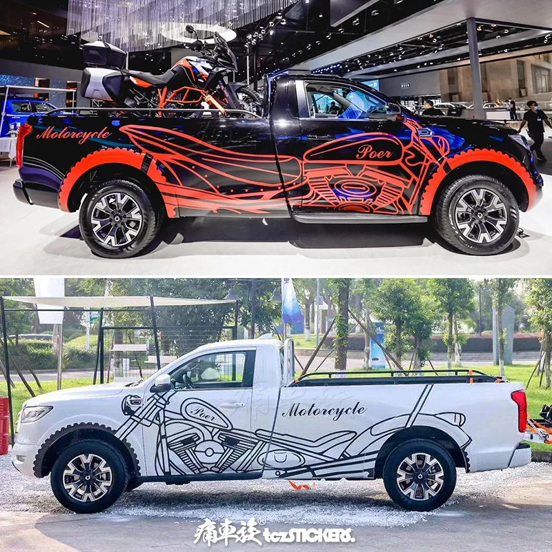 Ram Tablet Accessories - Stiker mobil untuk Raptor F150 DMAX