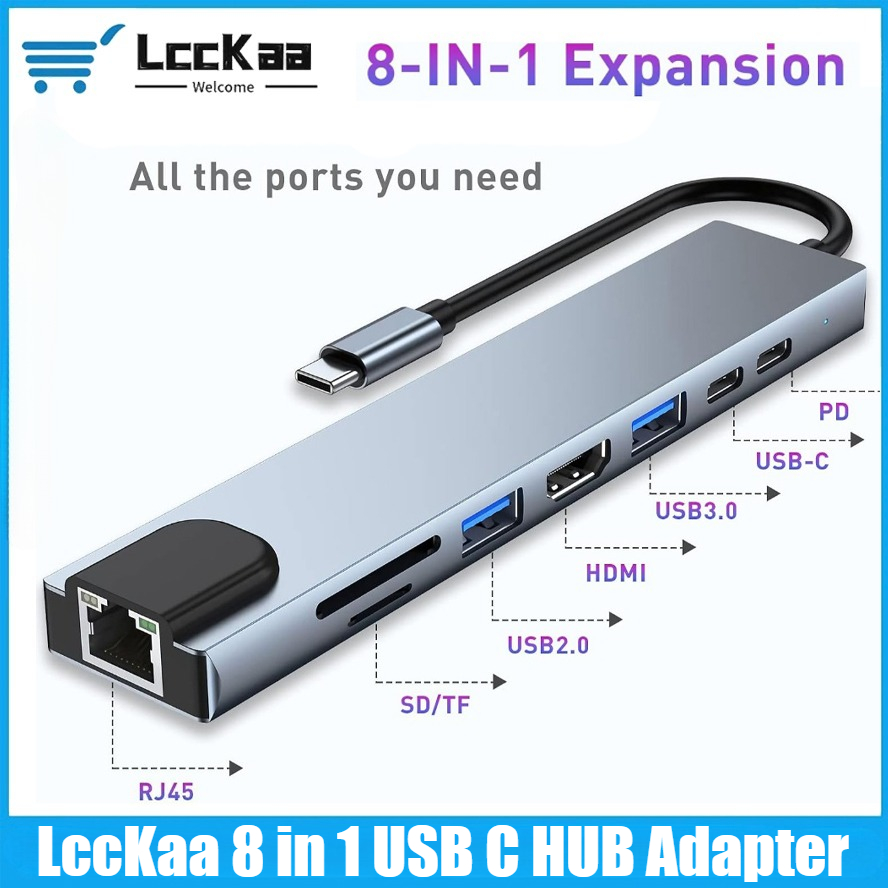 Hdmi Adapter Tablet - USB C Hub 8/7 in 1