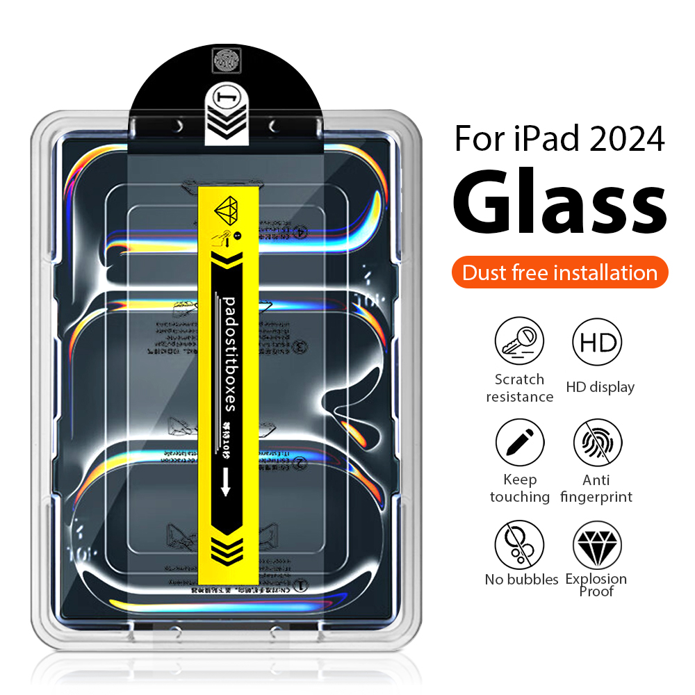 Temu Tablet Accessories - Pelindung Layar Kaca Tempered untuk IPad