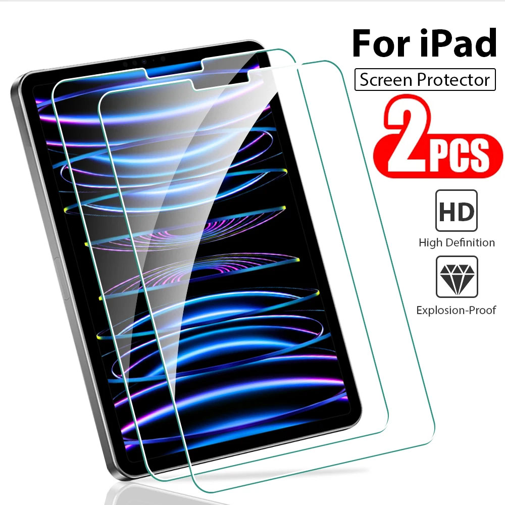 Temu Tablet Accessories - 2 Buah Kaca Tempered untuk Ipad