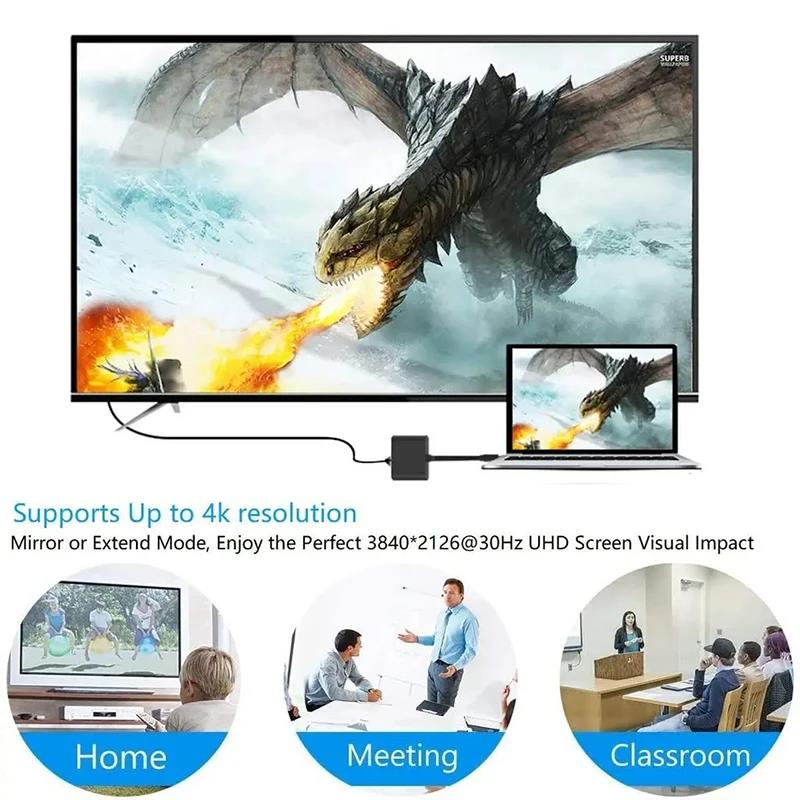 Konverter Kabel USB-C Ke HDMI  - Hdmi Adapter Tablet ulasan dan harga