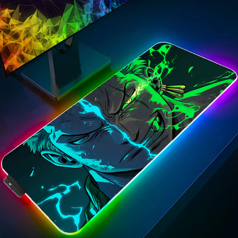 ONE PIECE Zoro Mouse Pad RGB A - Rugged Tablet Accessories ulasan dan harga