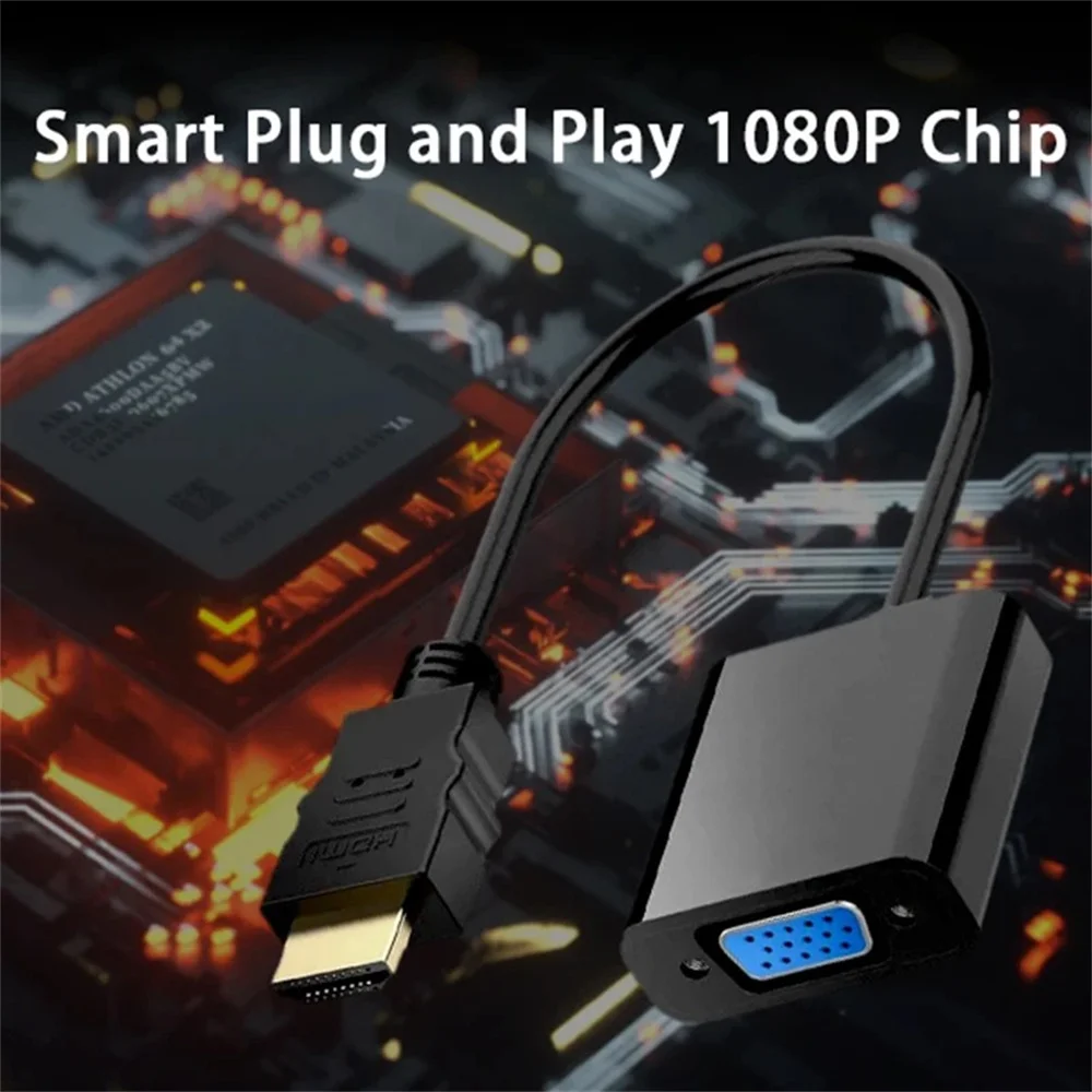 Kabel Konverter HDMI ke VGA HD - Hdmi Adapter Tablet ulasan dan harga