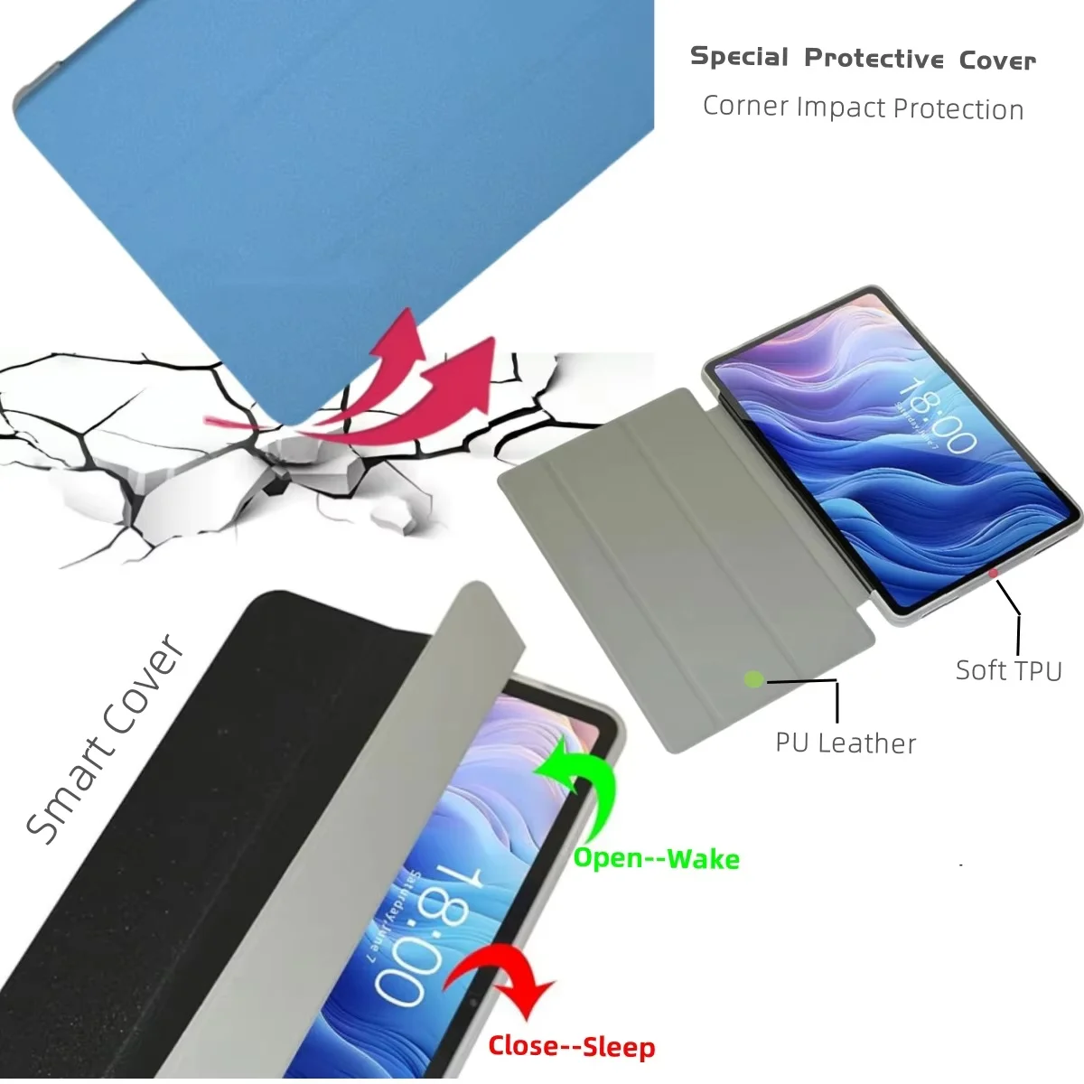 Smart Cover untuk Teclast P33  - Teclast Tablet Accessories ulasan dan harga
